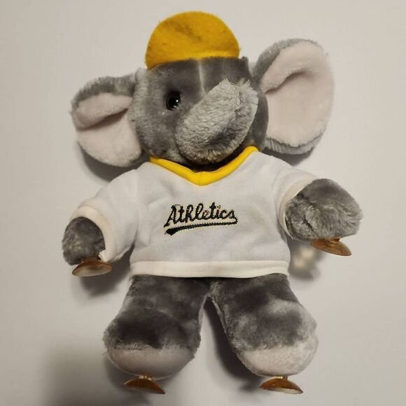 Steven Smith Stuffed Animals Athletics Mascot Stomper Baseball Team Gray Elephan - Picture 1 of 9
